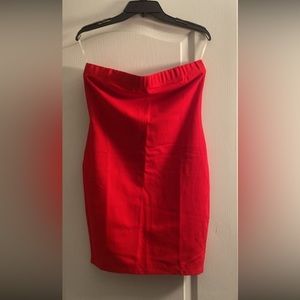 Dress strapless size Large